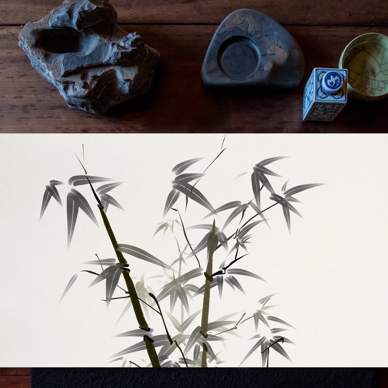 

Strong Absorbent Thick Xuan Paper Roll Chinese Calligraphy Sheets Ink Stamping Craft Paper Traditional Brush Painting Practice