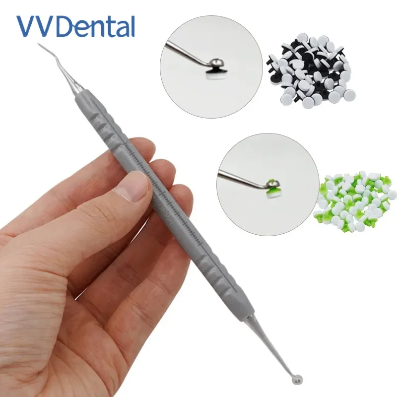 

VV Dental Resin Filling Kit Molding Tools Veneer Foam Pads Composite Resin Spatula Handle Kit Quick Dentistry Instruments