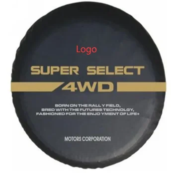 1 Uds. Funda protectora para neumático de repuesto de poliéster resistente de 14 15 1617 pulgadas para coche, bolsa protectora para accesorios Mitsubishi Pajer