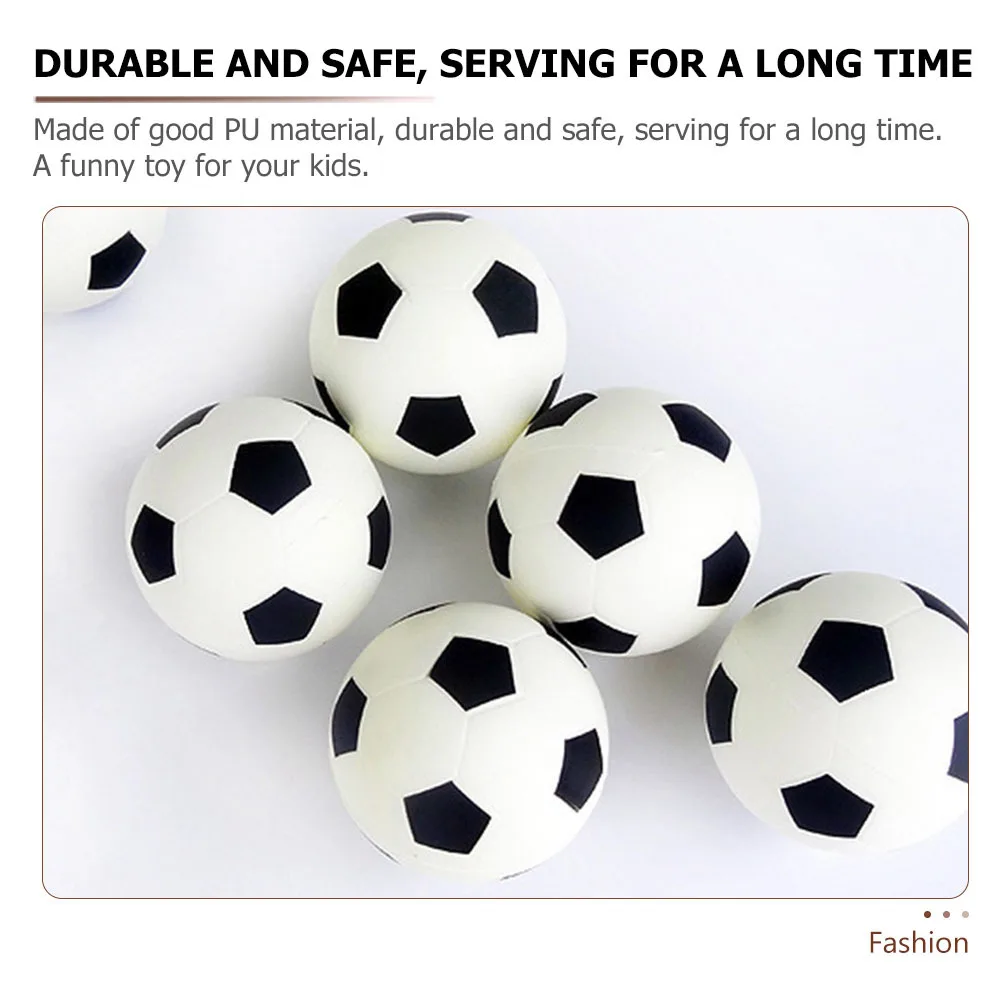 10 قطعة كرات كرة القدم الإجهاد كرات رياضية صغيرة بسط كرة القدم ضغط الضغط هدايا الحفلات كرة القدم الصغيرة #1