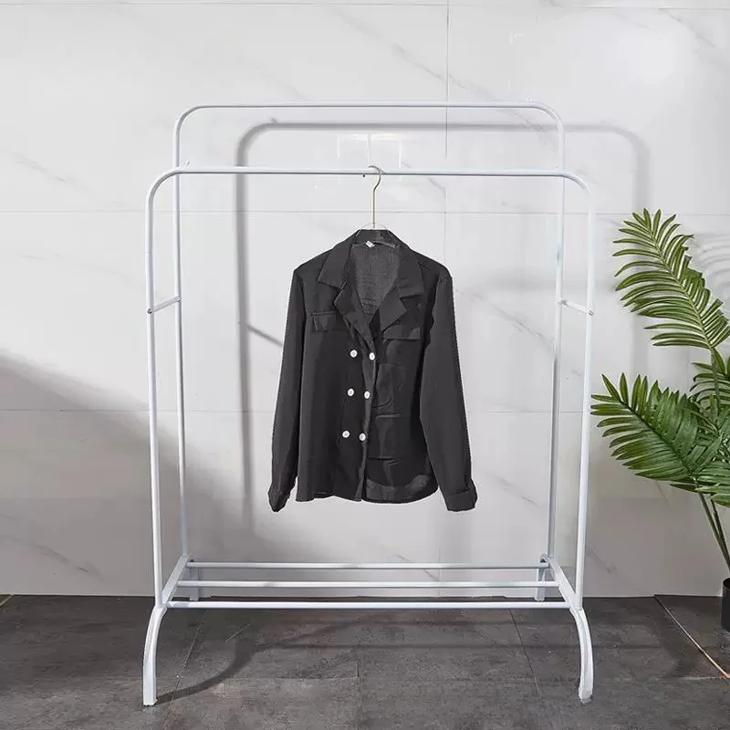 simple-detachable-indoor-clothes-drying-rack-iron-tube-hat-and-clothes-holder-dormitory-balcony-clothesline-storage-organizer