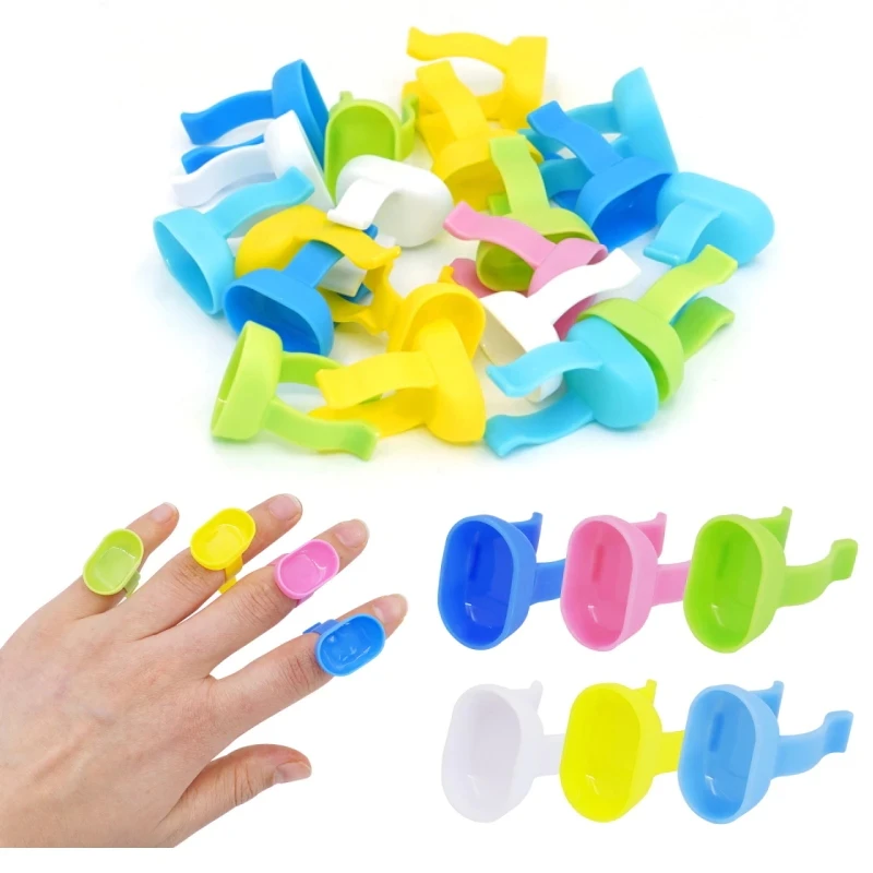 

Одноразовая пластиковая удобная чаша для пальцев, пластиковая чашка для смешивания зубов, чашка для смешивания пальцев Dappen, кольца для профилактической пасты, удобный инструмент для стоматологии