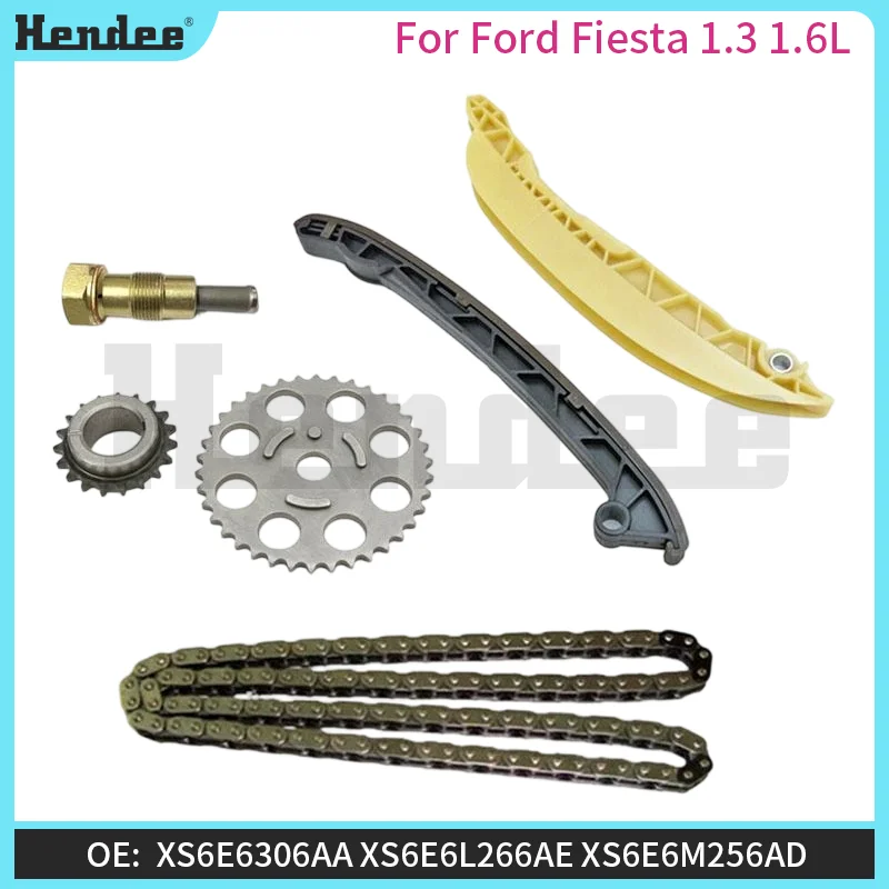

For Ford Fiesta 1.3 1.6L Timing Chain Kit,Automotive Parts OE:XS6E6268AA114L,XS6E6256AB,XS6E6306AA,XS6E6L266AE,XS6E6M256AD