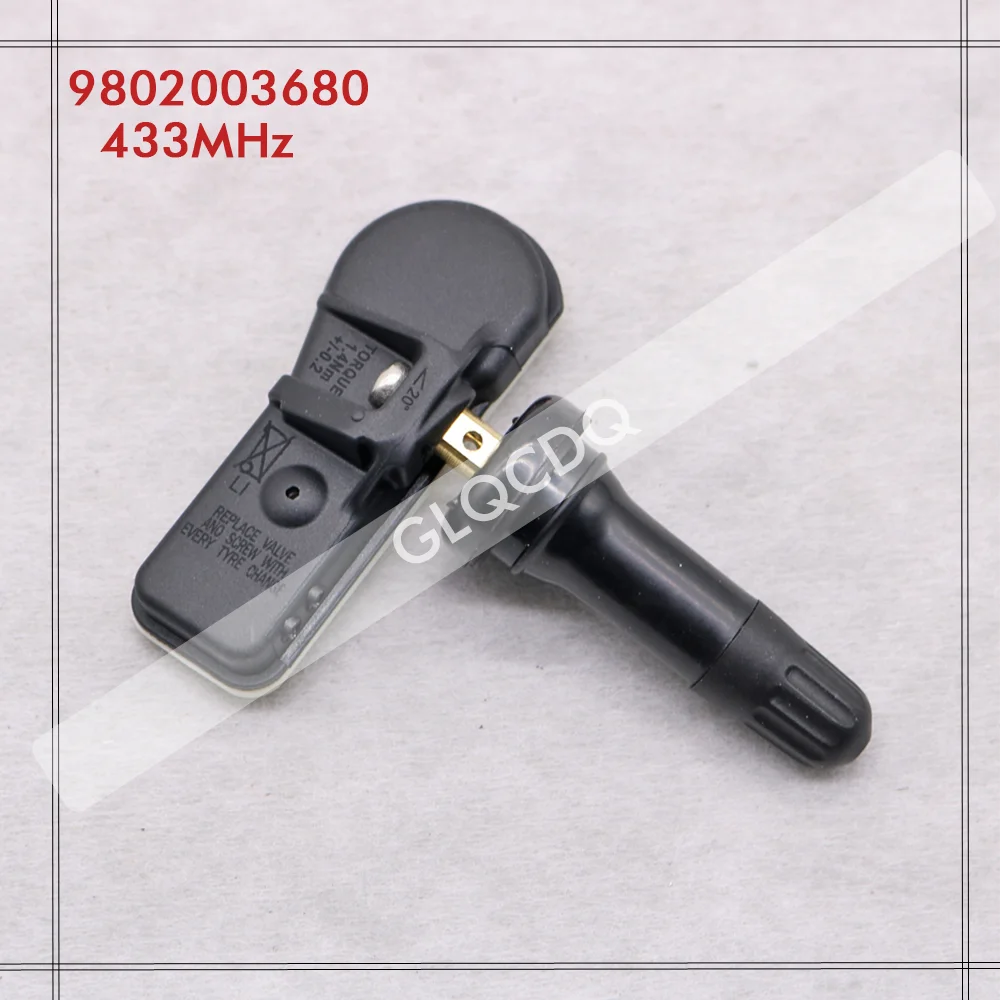 FOR 2013 2014 2015 2016 PEUGEOT 207 SW 3008 (OU) TPMS 433MHz TIRE PRESSURE SENSOR DS TIRE AIR PRESSURE 9802003680 9811536380