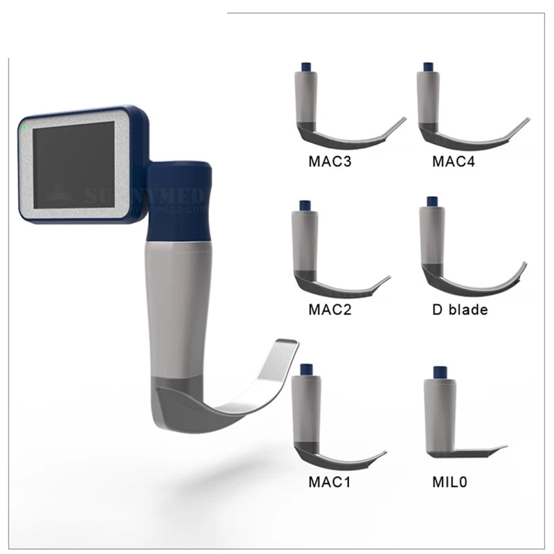 SUNNYMED SY-P020N best price Professional Video Laryngoscope Set Optional Size Laryngoscope Price