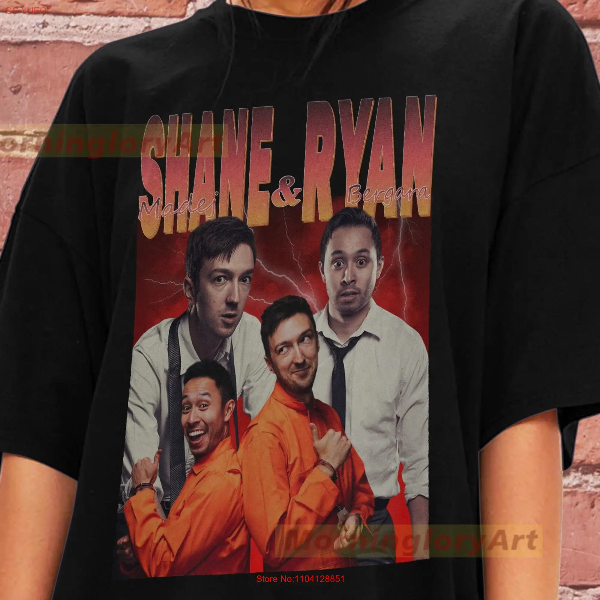 Shane madej and Ryan Bergara T shirT SweaT Sweater Cotton Clothing long or short sleeves