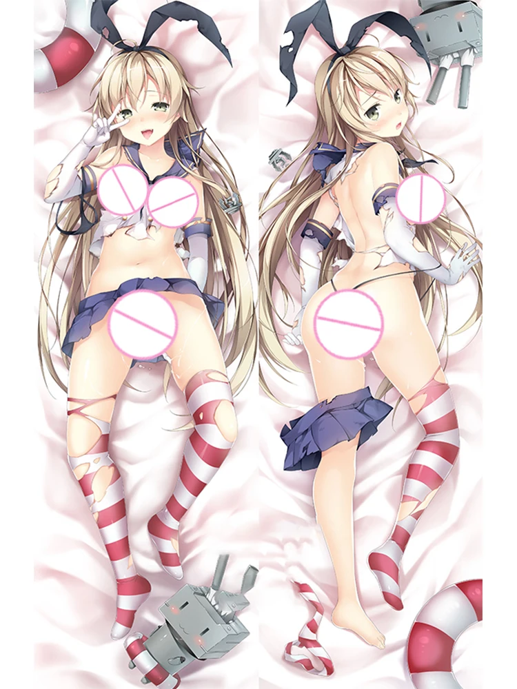 Anime Pillow Cover Dakimakura Shimakaze 2 Side Printed Hugging Body Pillowcase Cushion Cover Bedding Decor