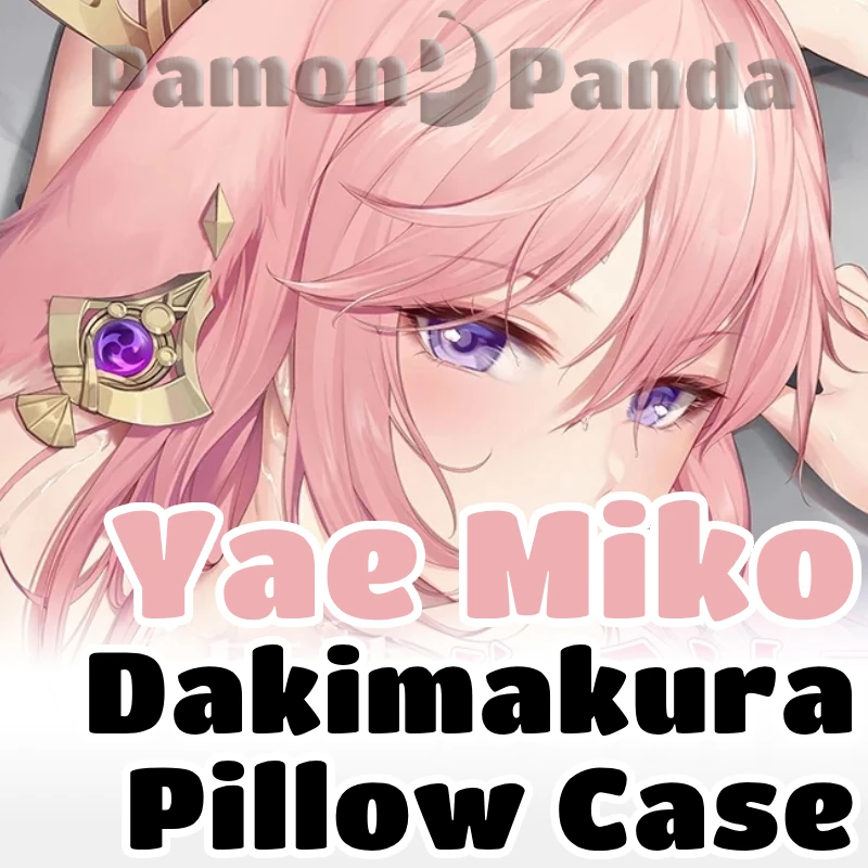 Genshin Impact Yae Miko Dakimakura Game Hugging Pillow Case Full Body Cushion Cover Pillowcase Home Bedding Gift Decor CYTM77