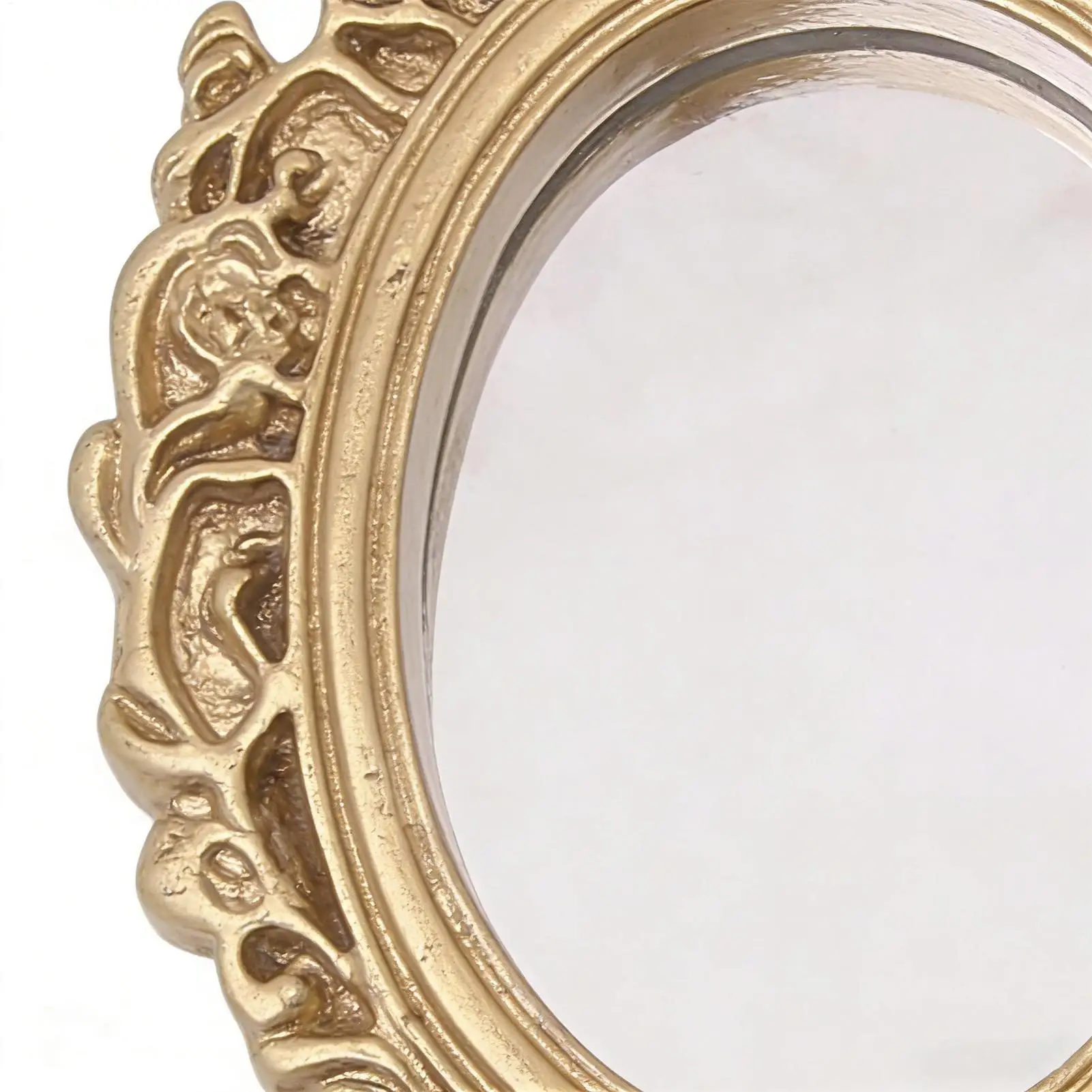 

Miniature Doll Mirror Victorian Baroque Retro Design Wall Decor Bedroom Mini Furniture For Kids Lovers Family Friends Boys Girls