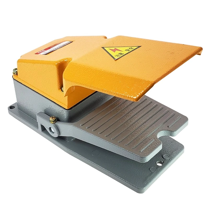 LT4 Lathe Machine Tool Foot Pedal Self-Resetting Control Self-Locking Switch 220/380V