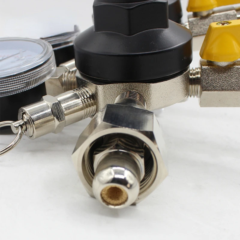 FOR 3 Gauge Draft Beer CO2 Gas Regulator Primary + Secondary 2 Products, 2 Pressures