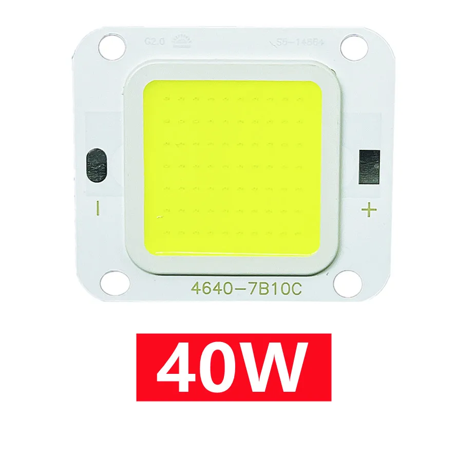 LED COB Chip 40W 20W 10W Super Power 70W 60W 50W For DIY Floodlight Spotlight Bulbs Diode LED Ceiling Light Lamp Source White