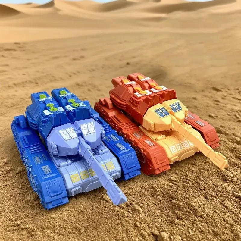 8.6''/22cm Tank Deformation Robot Plastic Model Toys Game Interaction Children's Toys for Boys Xmas GiftsBirthday Guests Gifts - Image 5