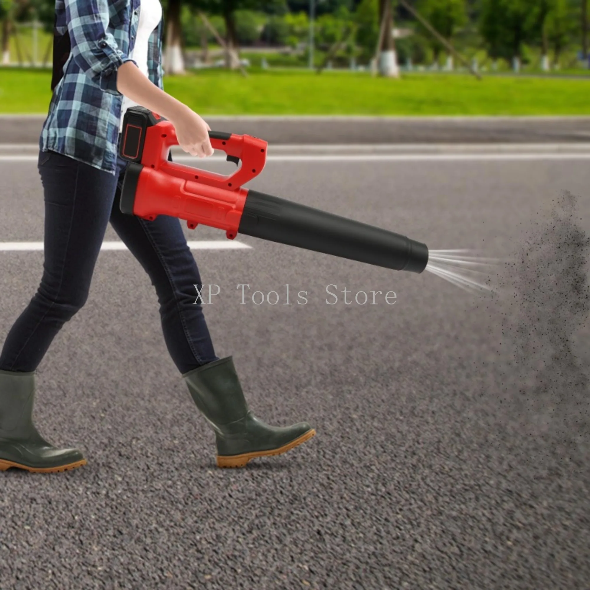 Voor Milwaukee 18V Batterij Borstelloze Draadloze Bladblazer 160000 RPM High Power 3 Speed Elektrische Tuin Lucht Blazen Power tool