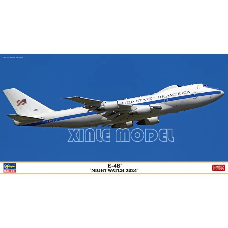 

Hasegawa Plastic Assembled Aircraft Model Kit 10867 E-4B'Nightwatch 2024 '1/200