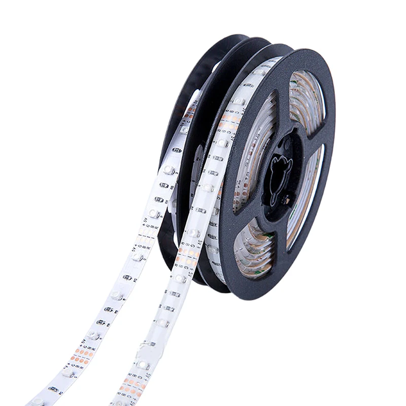 Luz 2835USB con tira de luz RGB, pegamento por goteo, tira de lámpara para correr impermeable, tira de alimentación móvil para ordenador de 8MM de ancho