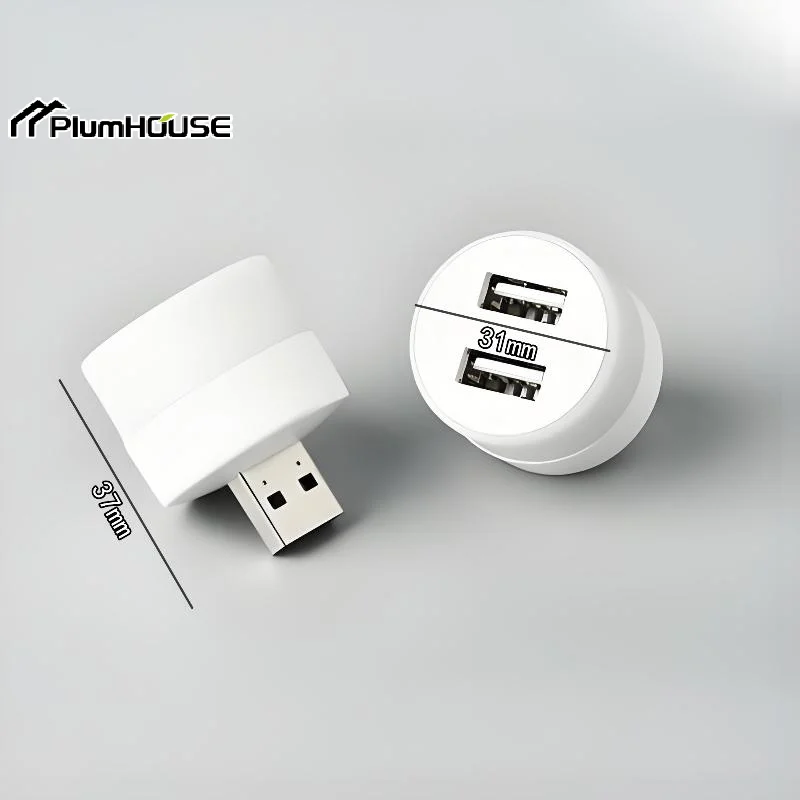 USB Light LED USB Book Lamp Eye Protection Reading Light Computer Reading Lamp Mobile Power Charging Book Lamps Mini Night Light