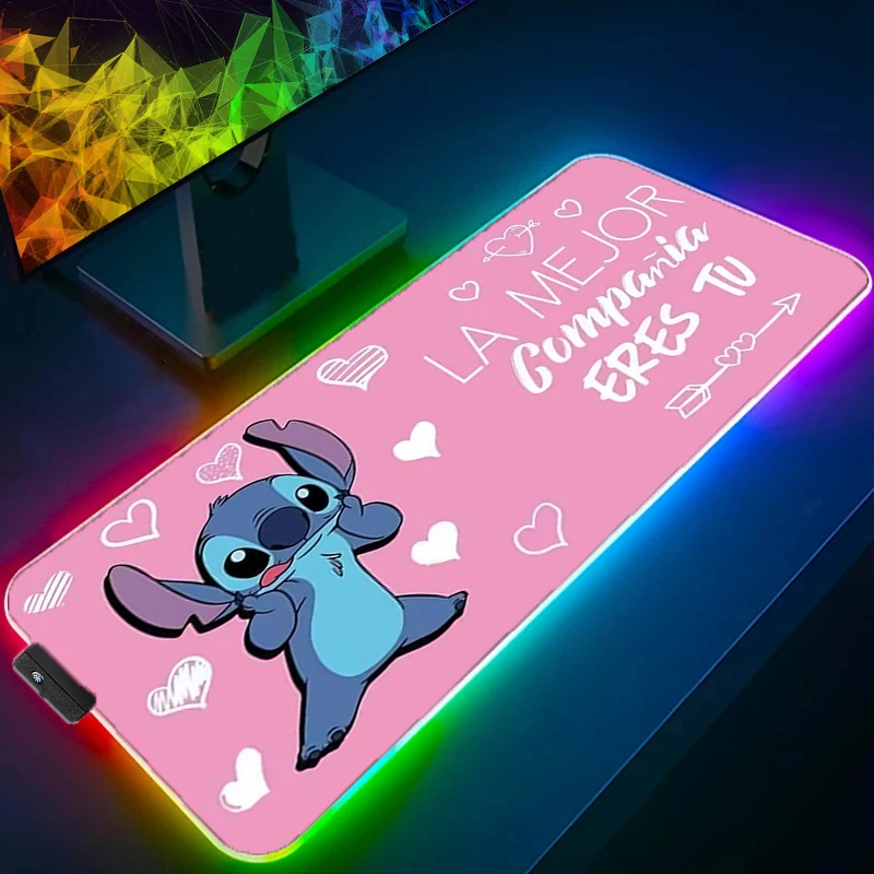 Large RGB Mouse Pad xxl Gaming Mousepad LED Mause Pad Gamer Copy Stitch Mouse Carpet Big Mause Pad PC Desk Pad Mat with Backlit