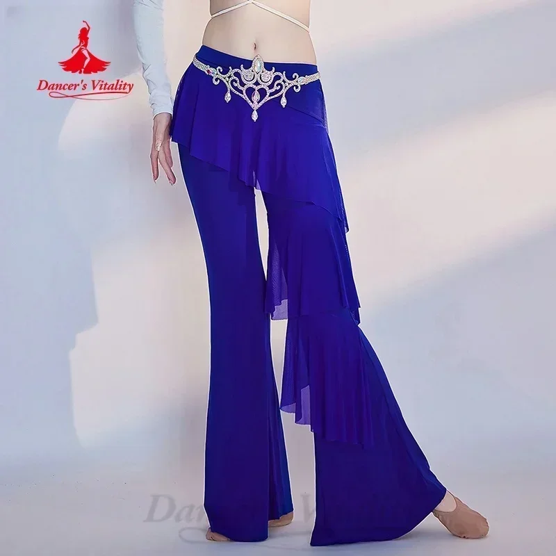 Belly Dance Practice Clothes Comfortable Slimming Flared Pants Adult Female Oriental Dancing Training Professional Clothing