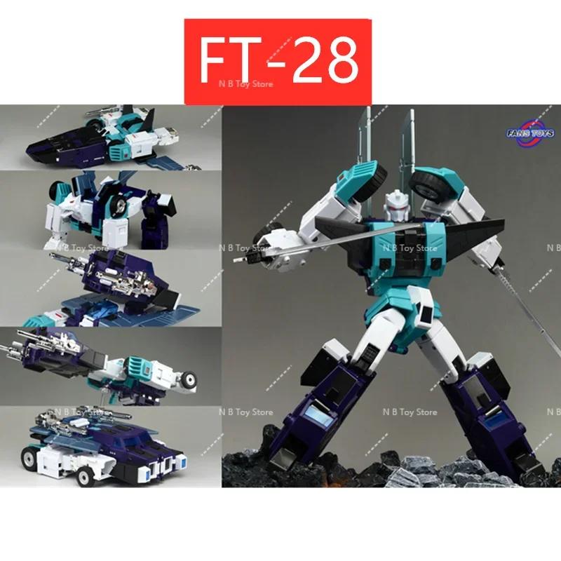 Trasformazione FansToys FT-28 FT28 Hydra SIXSHOT Parti in lega Action Figure Giocattoli con scatola