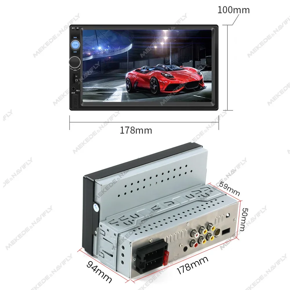 1 Din 7 Inch MP5 Player Touch Screen Auto Audio For Universal Multimedia Player Mirror L-ink Car Radio Autoradio BT FM GPS Navi