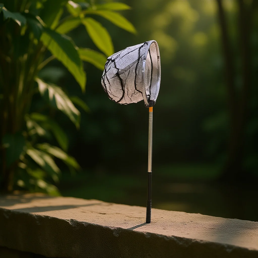 

Portable Insect Catching Net Retractable Stainless Steel Frame Strong Mesh for Outdoor Butterflies Bees Dragonflies Fishing Tool
