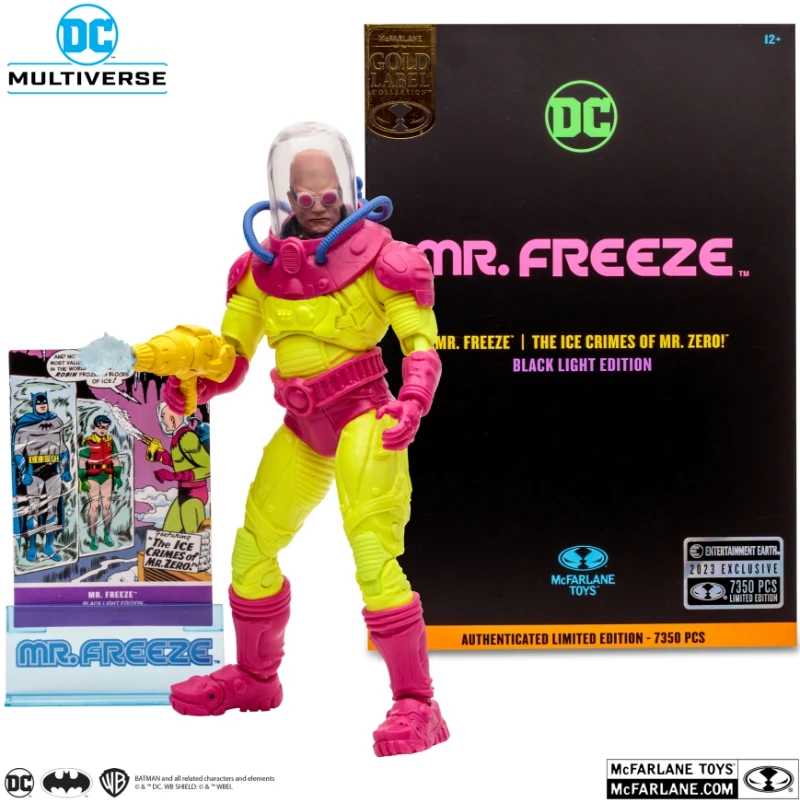 Original McFarlane DC Mr. Freeze 7-inch Action Figure Model Toy Collectible Gift Original Action Figure Collection Model Toys