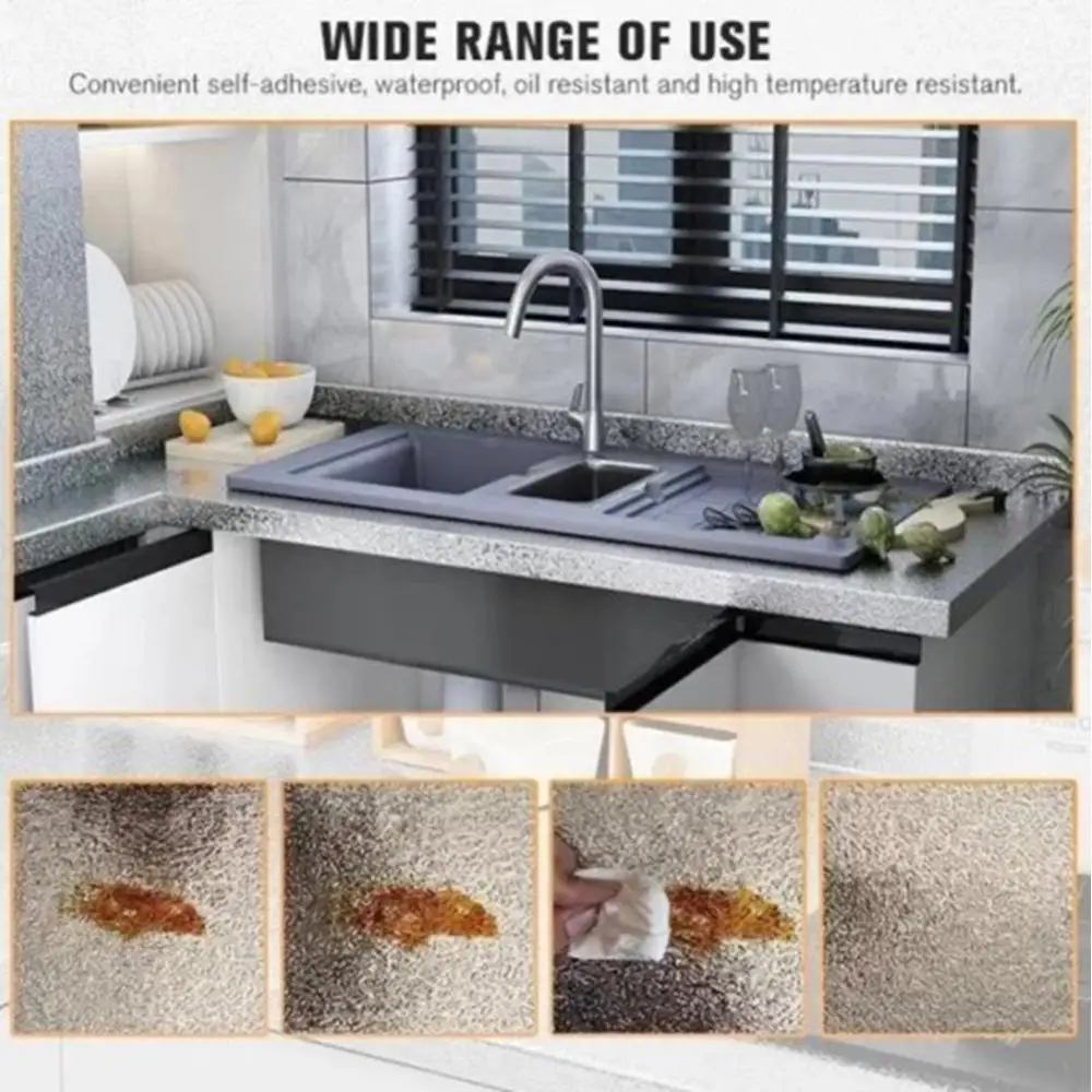 Kitchen Oil Proof Sticker Multipurpose Mildew Proof Kitchen Tools And Appliances Waterproof Kitchen Tools Wallpaper