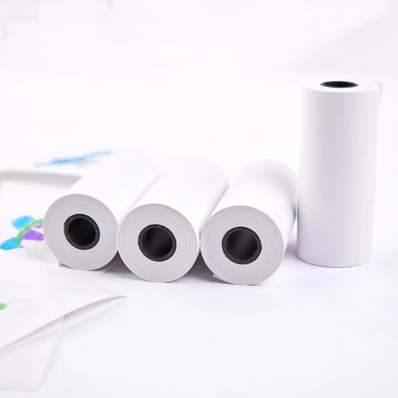 White thermal paper 5 rolls/lot of children\'s camera instant printing children\'s camera printing paper replacement accessories