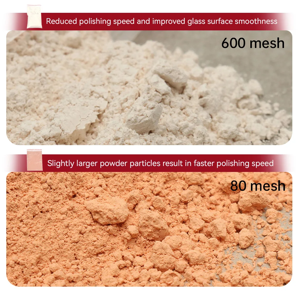 1Set Rare Earth Polishing Powder Glass Mirrors Composite Polishing Cerium Oxide Powder Abrasive With Wool Polishing Wheel 3/4cm