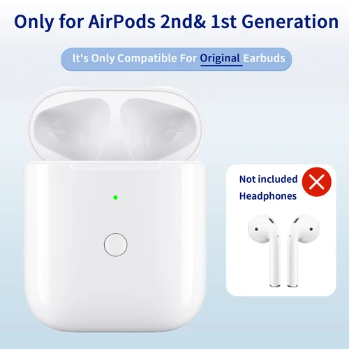 Imagen 2 del producto ""Caja de carga de repuesto universal compatible con Apple AirPods 1/2 tipo oficial F