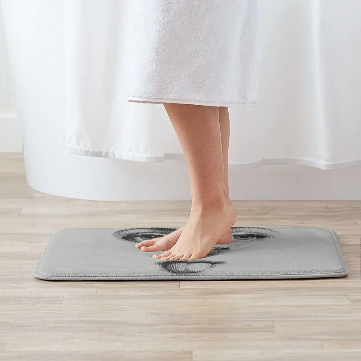 Lina Cavalieri By Piero F-Fornasetti-S Art المضادة للانزلاق ممسحة الكلمة حصيرة السجاد البساط للمطبخ مدخل المنزل الحمام مسند القدم حصيرة #6