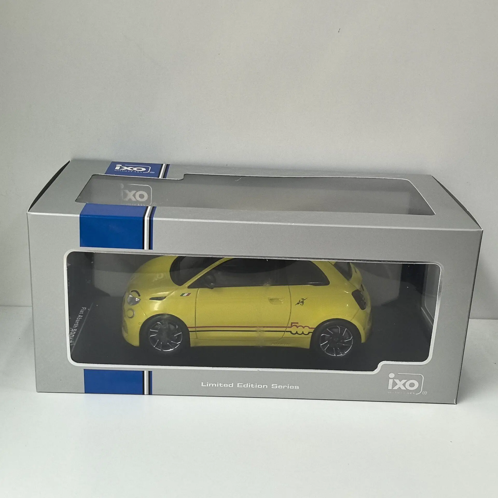 Paint Surface Defects Diecast IXO 1/18 Scale FIAT ABARTH 500E 2024 42 Alloy Car Model