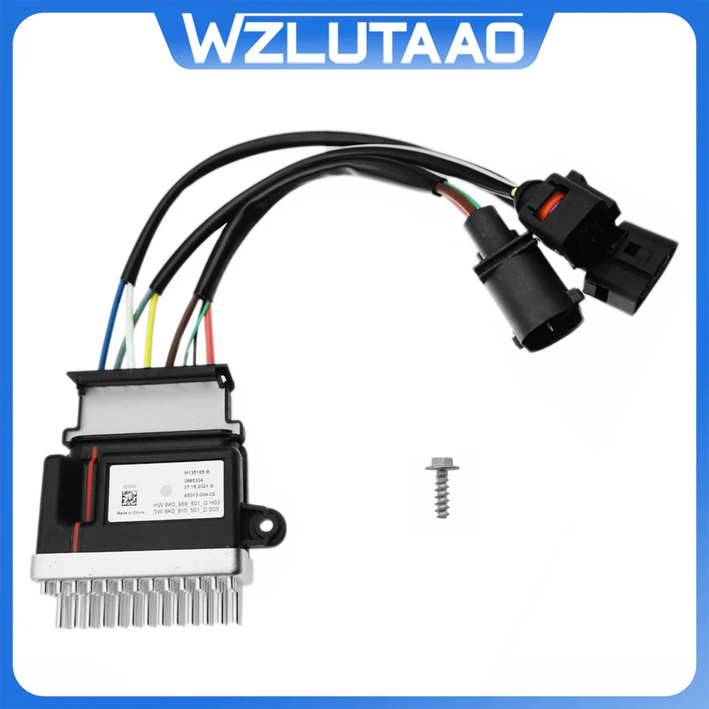 8K0959501G Radiator Fan Control Unit For Audi A4 A5 A6 A7 Q3 Q5 RSQ3 VW Phaeton 2017- 8K0959501A 8K0959501C Car Accessories
