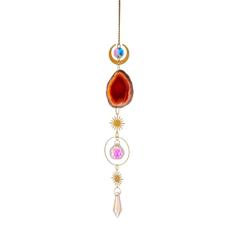 Agate Home Window Rainbow Maker Rainbow Prism Ball Hanging Decor Sun Catcher