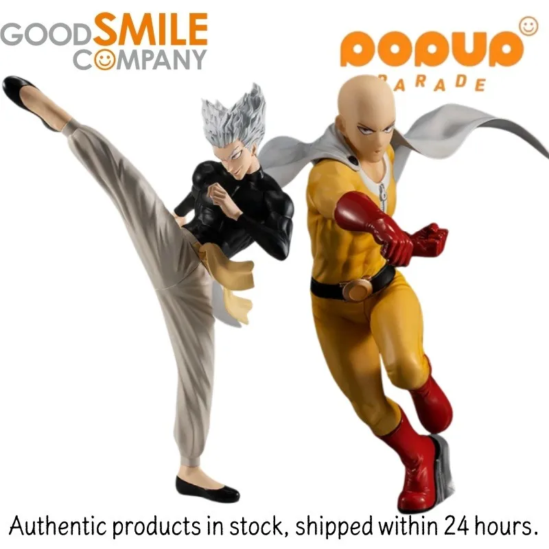 

Original and Authentic Good Smile Company Pop Up Parade One Punch Man Saitama Version Hero Costume Garou CollectionToys Gifts