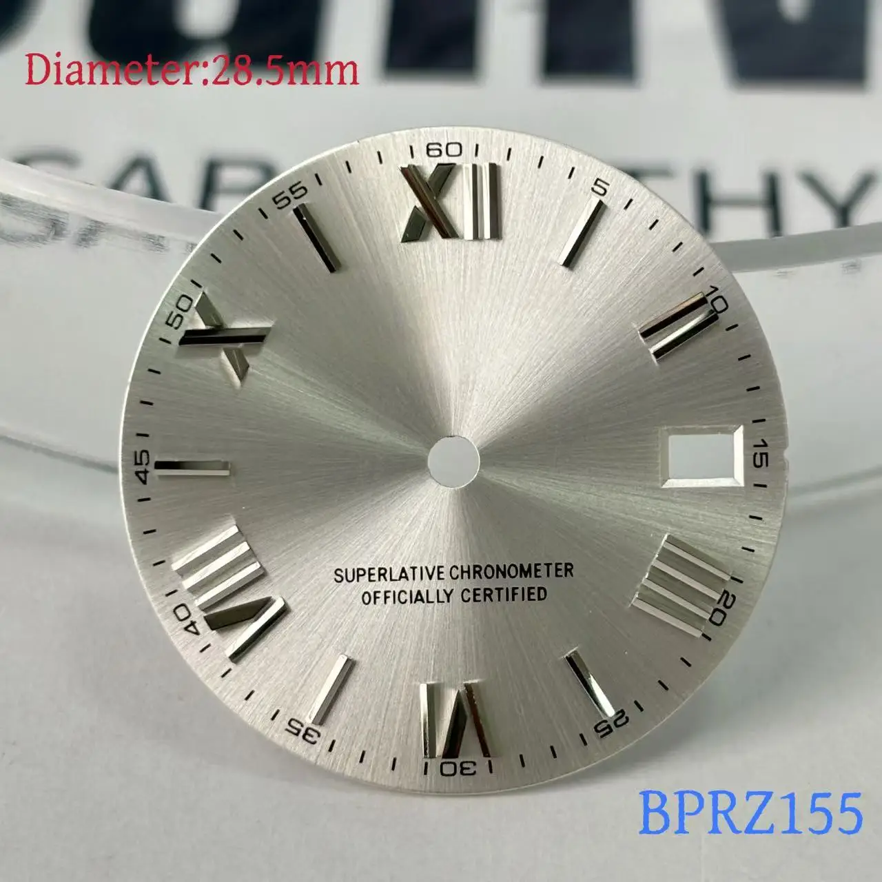 28.5mm high-quality products NH35 S logo Roman number S dial suitable for nh35 nh36  movement watch accessories repair tools