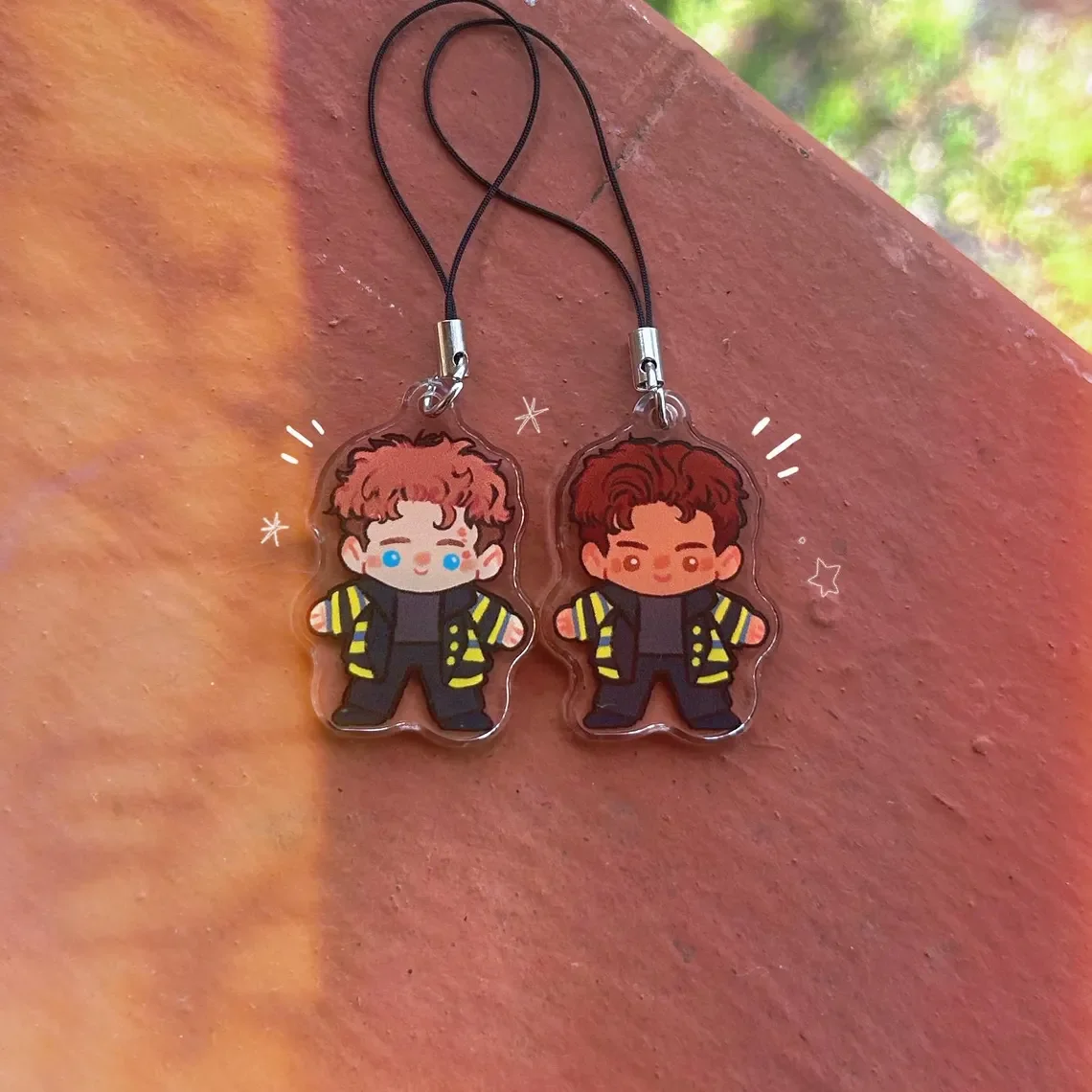 Buck & Eddie (Buddie) Charms Keychain for 9-1-1 on ABC Official Collectible Buck Eddie Buddie Charms for Fans