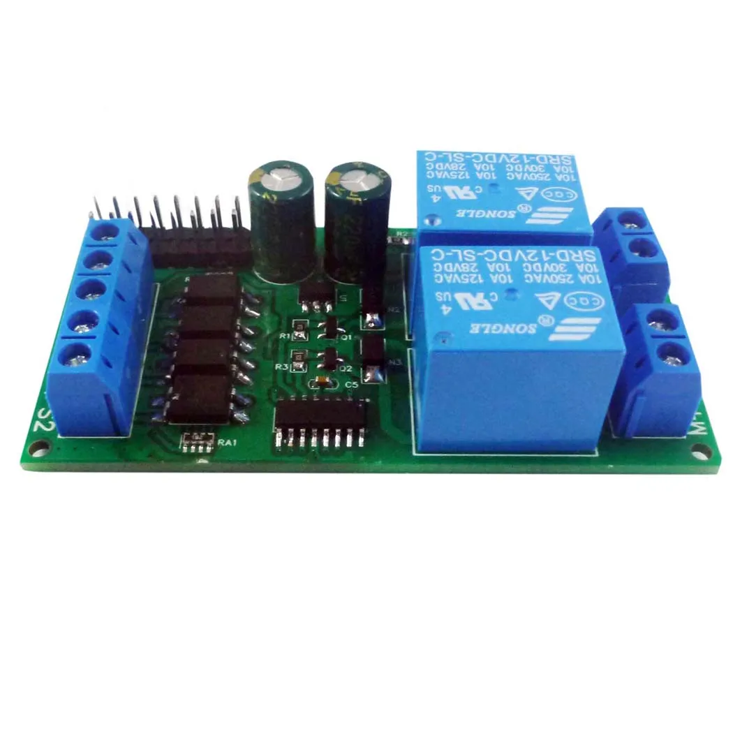 DC 12V 24V Multifunction Forward Reverse Limit Start Stop Pusher Motor Controller Board  for Lift Pusher Motor Control