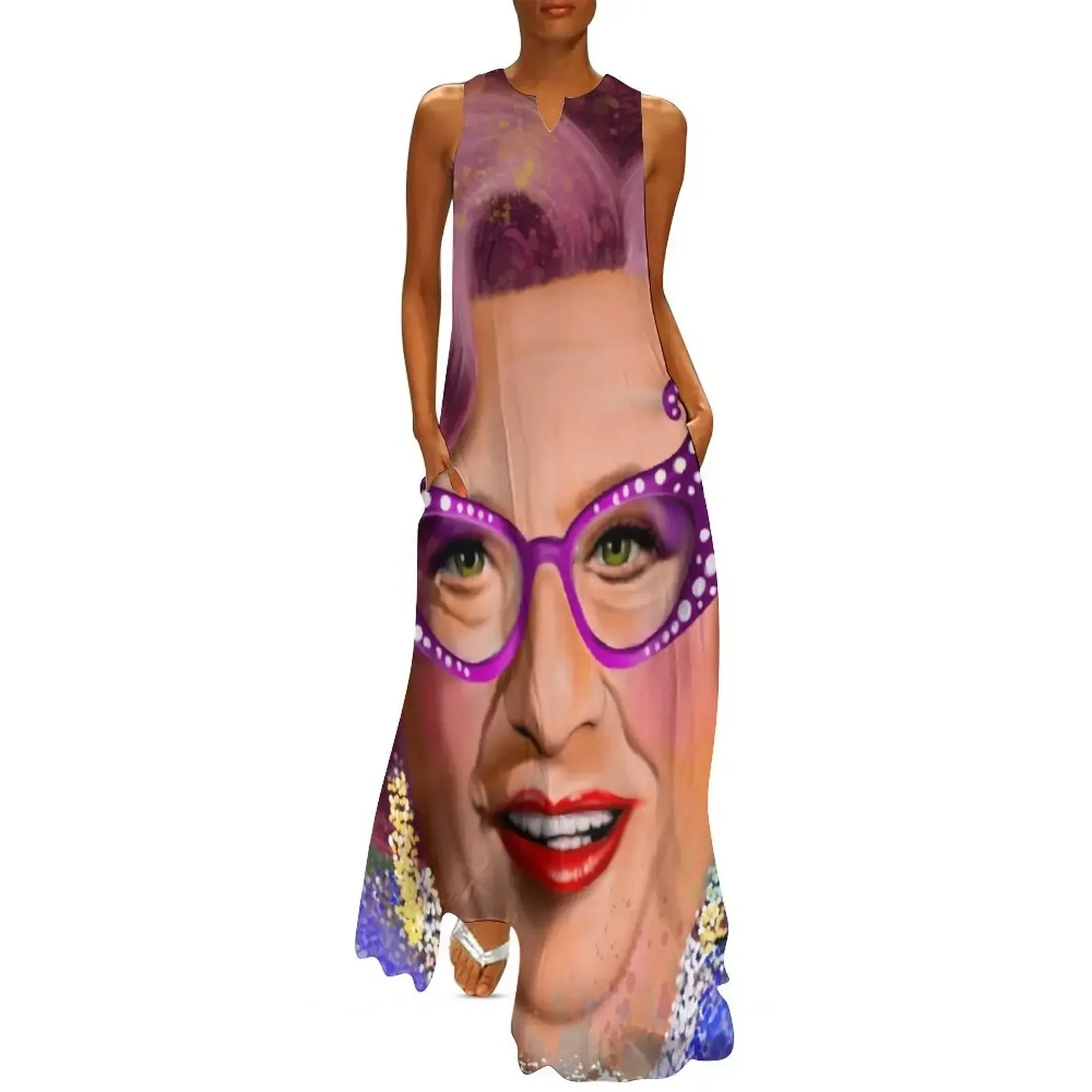 

Dame Edna Long Dress elegant women's sets evening dresses ladies evening dresses women african dresses for woman Dress