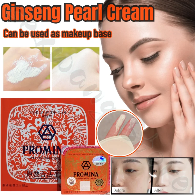 Ginseng Pearl Cream BB Liquid Foundation Natural Isolation Cream Rejuvenating Acne Marks Concealer Nourishing Skin Care