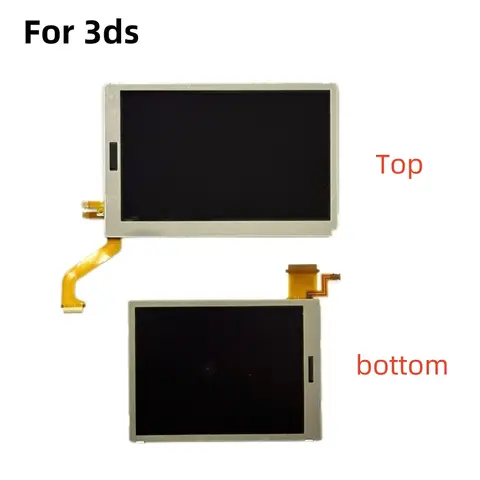 2pcs/Lot Top/Upper or Bottom/Down Lower Lcd Screen Display for Nintend Old Small 3DS Replace