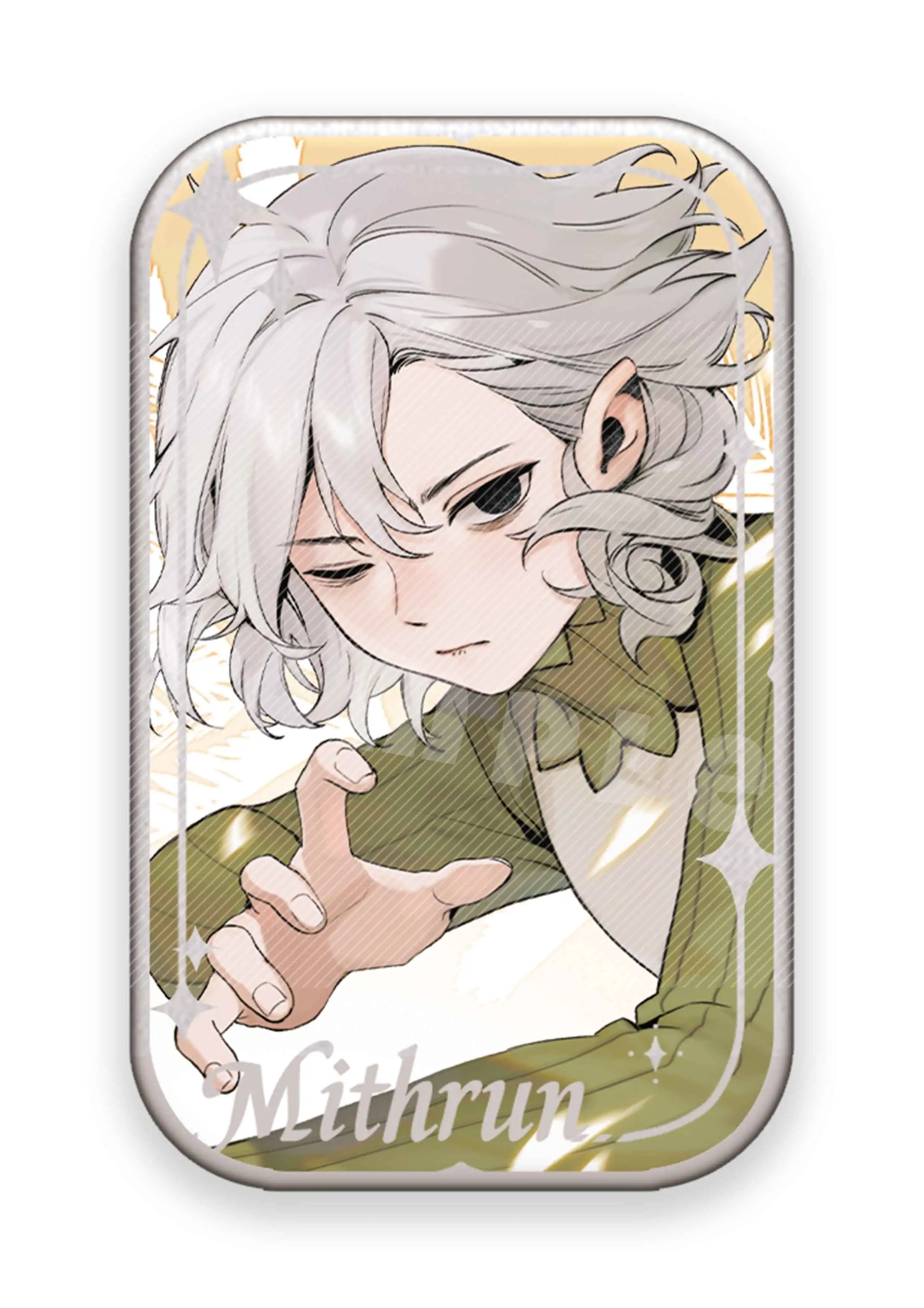 أنيمي لذيذ في الزنزانة MisiLun تأثيري الكرتون الدائمة لوحات مزدوجة فلاش شارة بولارويد الاكريليك مصاصة هدية عيد ميلاد