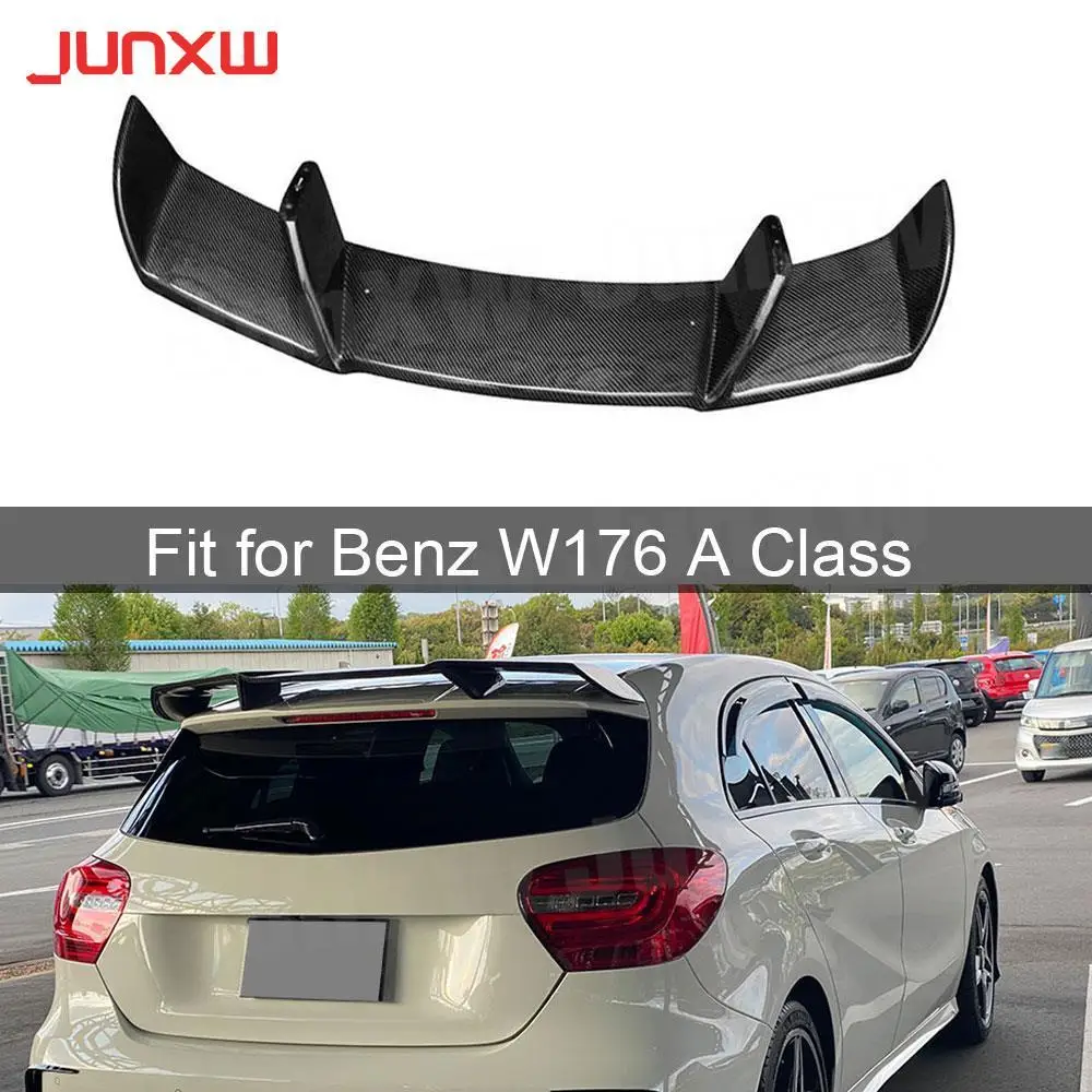 Carbon Fiber Car Rear Roof Spoiler Wings for Mercedes Benz W176 A Class A200 A260 A45 AMG 2013 - 2018 FRP Car Styling