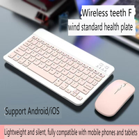 Wireless Keyboard Mouse for IPad Portable Bluetooth Keyboard and Mouse Combos Teclado for Samsung Xiaomi Android Phone Tablet