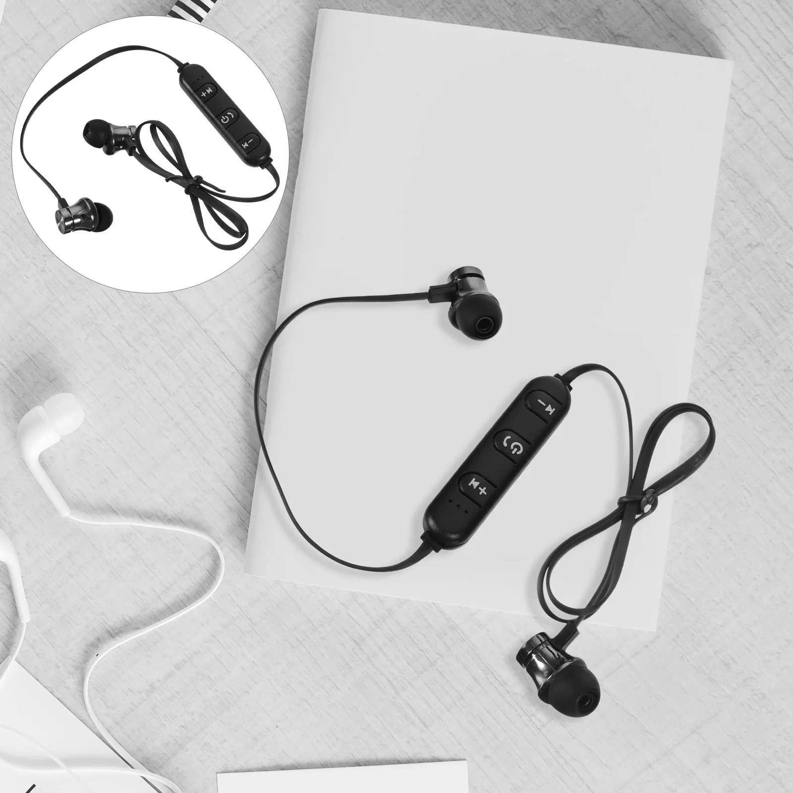 

Magnetic Headset Wireless Earbuds Headphones 4.2 Sweatproof In Ear Ergonomic Sound Quality Stereo Sport Running Gym