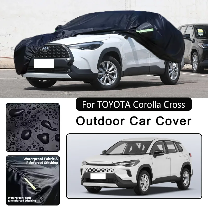 

Чехлы для автомобилей TOYOTA Corolla Cross, водонепроницаемые, пылезащитные, для защиты от солнца, дождя и снега, из плотной ткани Оксфорд, автомобильные аксессуары
