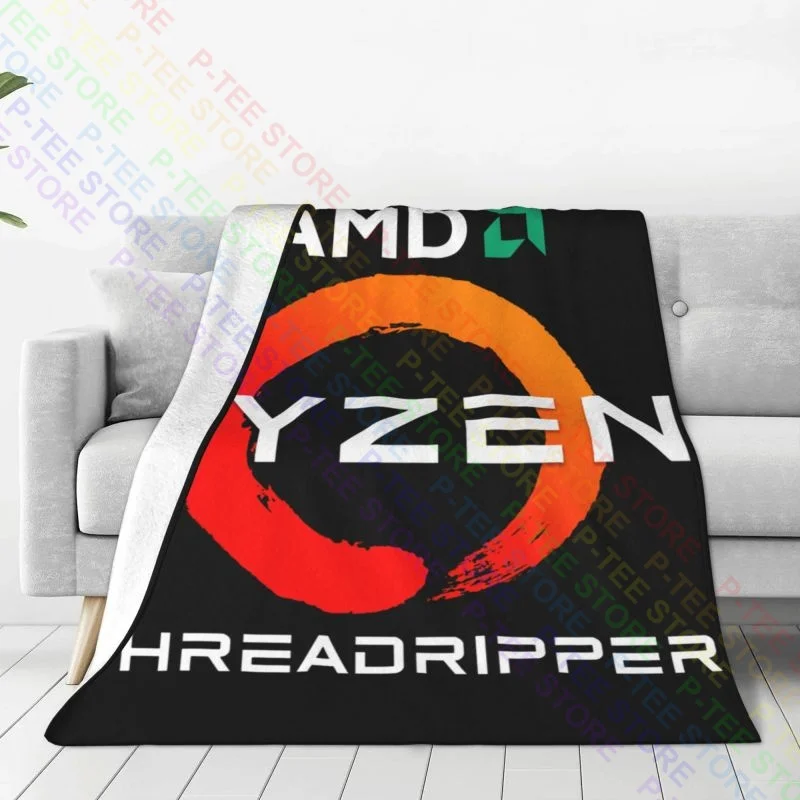 Amd Ryzen Threadripper Processors Blanket Warm Comfort Comfortable Bedding Travel Decorative Sofa