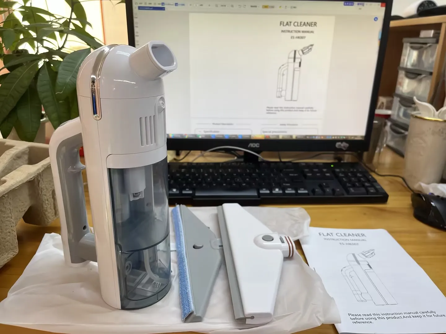 2025 Беспроводная электрическая очистка окон с очистителем, без полос, мощная очистка для дома и офиса