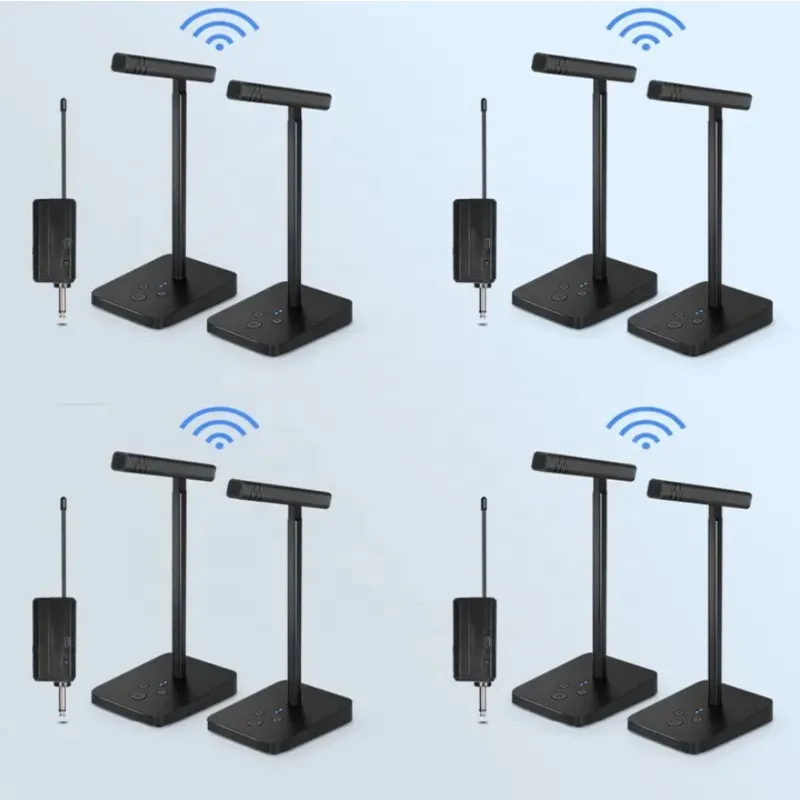 Microfono per conferenze wireless da palco, marsupio portatile, microfono, cuffia lavalier HY27